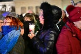 Lichtermeer gegen Antisemitismus am Wiener Heldenplatz am 2.11.2023