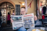 Auch in Monaco ist das Friedenslicht am Titelblatt.