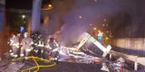 Bus stürzt von Hochstraße in Norditalien: Zehn Tote und 40 Verletzte