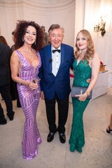 Christina, Richard und Jacqueline Lugner