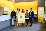 wohnfonds_wien-GF-Stellvertreter Dieter Groschopf, NEOS Wohnbausprecherin Selma Arapovic, Vizebürgermeisterin &amp; Wohnbaustadträtin Kathrin Gaál, Vorsitzende des Gemeinderatsausschusses für Wohnen, Wohnbau, Stadterneuerung &amp; Frauen Waltraud Karner-Kremser &amp; wohnfonds_wien-GFGregor Puscher. v. l. n. r.