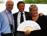 Claudia und Jörg Haider 2008 mit Franz Beckenbauer.&nbsp;