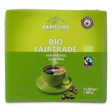 Fairtrade Kaffee gemahlen.