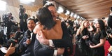 Was für eine Begrüßung: Halle Berry und Adrien Brody küssen sich!
