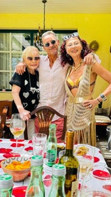 Angelika & David Spiehs mit Mausi Lugner