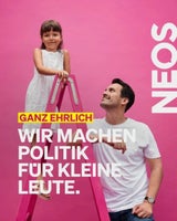 Neos Wahlplakat Wien