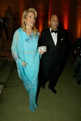 Gabriele Leiningen und Karim Aga Khan 