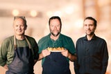 Lebenswerk-Award „Healthy Dad Band“:Markus Mraz, Sepp Schellhorn und Helmut Rachinger (v. l. n. r.) 