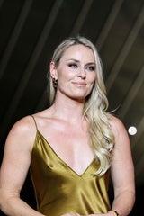 Lindsey Vonn bei einem öffentlichen Auftritt bei den Sommerspielen in Paris