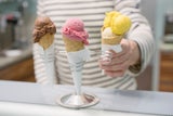 Dafür sind die ultradünnen Servietten in den Eissalons wirklich