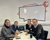 easystaff Medical Services GmbH (v.l.n.r.): Anja Sillipp, Projektmanagerin und DGKP, Alex Tisch, Geschäftsführer, Tatjana Ivic, Projektmanagerin und DGKKP, Michael Kraak, Leiter Operations.