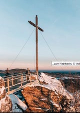 Wandern im Winter hält fit: Erlebnisweg auf den Nebelstein.