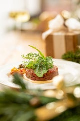 Vorspeise: Beef Tartar vom Weiderind