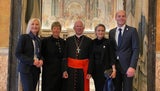 ÖSV-Stars bei Papst Franziskus