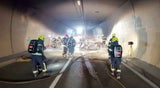 Feuer im Pfändertunnel: 200 Personen evakuiert