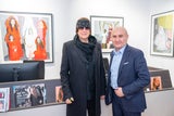 Netzwerker Ali Rahimi schaute bei der Eröffnung der Ausstellung und der Galerie vorbei