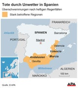 Spanien Unwetter