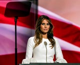Donald und Melania Trump bei der Trauerfeier in Washington