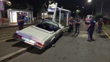 Oldtimer in Linz zu Schrott gefahren