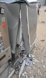 Zigarettenautomat gesprengt