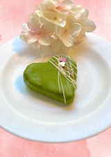Matcha Lemon Hearts gibt's im Cha No Ma Teehaus in Wien 4.