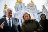 Der ukrainische Außenminister Andrij Sybiha und Außenministerin Beate Meinl-Reisinger (NEOS)