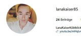 Küblböck postete auf Instagram unter dem Namen Lana Kaiser