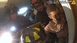 Der 33-Jährige wurde dann von der Feuerwehr aus seiner misslichen Lage befreit.&nbsp;