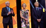 Rob, Alice and Jim Walton bei der jährlichen Walmart Shareholders Besprechung