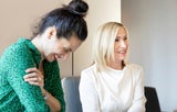 Maryam Yeganehfar und Susanne Athanasiadis.&nbsp;