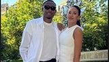David Alaba und Shalimar mit Ring am Finger