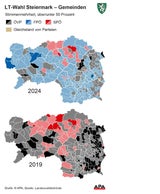 WAHL-BEBEN in Steiermark: FPÖ triumphiert, Debakel für ÖVP