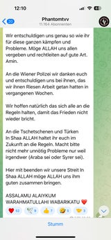 Wiener Friedensvertrag bei Bandenkriegen
