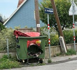 Vandalen-Akt im Sommer in der Nordrandsiedlung.