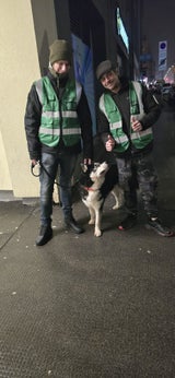 Die Tierschützer retteten den Husky.