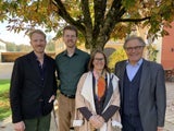Vorstand der Schlosshotels &amp; Herrenhäuser: Benedikt Kössler (Ansitz Felsenheim), Erasmus Almásy (Burg Bernstein), Johanna Moosbrugger (Das Bergschlössl), Franz Ladinser (Boutique &amp; Gourmet Hotel Orso Grigio) v. l. n. r. 