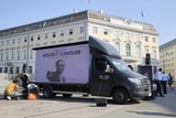 Aktion der Plattform Demokratie