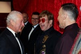 Königs Charles III. mit Elton John