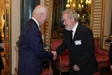 König Charles III. mit Ridley Scott