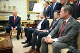 Trump, Vance, Pete Hegseth und Mike Waltz