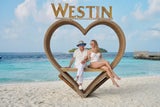 Christian und Ekaterina Mucha genießen Luxus pur in einer Pool-Wasservilla im All-inclusive-Resort The Westin Maldives. 