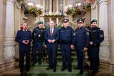Minister Gerhard Karner bei der Opern-Begehung