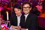 Designer La Hong mit Begleitung
