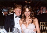 1998 lernte Trump Melania kennen. Hier auf einer Party, 2004.
