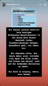 Wanda müssen Hochwasser Benefiz absagen – und sprechen schon von der letzten Tour!