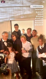 Star-Selfie des Jahres – mit Bocelli, Depp, Sheeran, Crowe & Smith