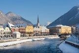 Bad Ischl: Zauberhafte historische Kaiserstadt im Winter.  