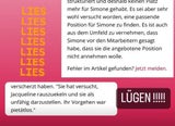 Simone Lugner lässt ihre Follower wissen, dass sie der Meinung ist, dass Insider und Geschäftsführer "lügen"