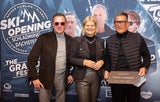 Ralf Rangnick, Klaudia Tanner und Klaus Leutgeb