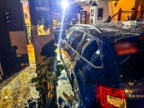 Auto rast in Pizzeria Mittersill
